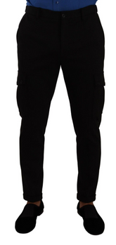Dolce & Gabbana Black Viscose Skinny Cargo Trouser Pants -   -  Dolce & Gabbana.